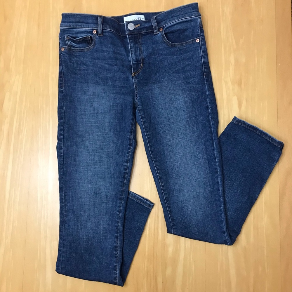 LOFT Modern Straight Leg Jeans - Sz 27